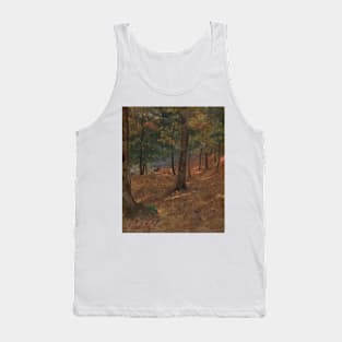 Woodland Scene by Frederic Edwin Church Tank Top